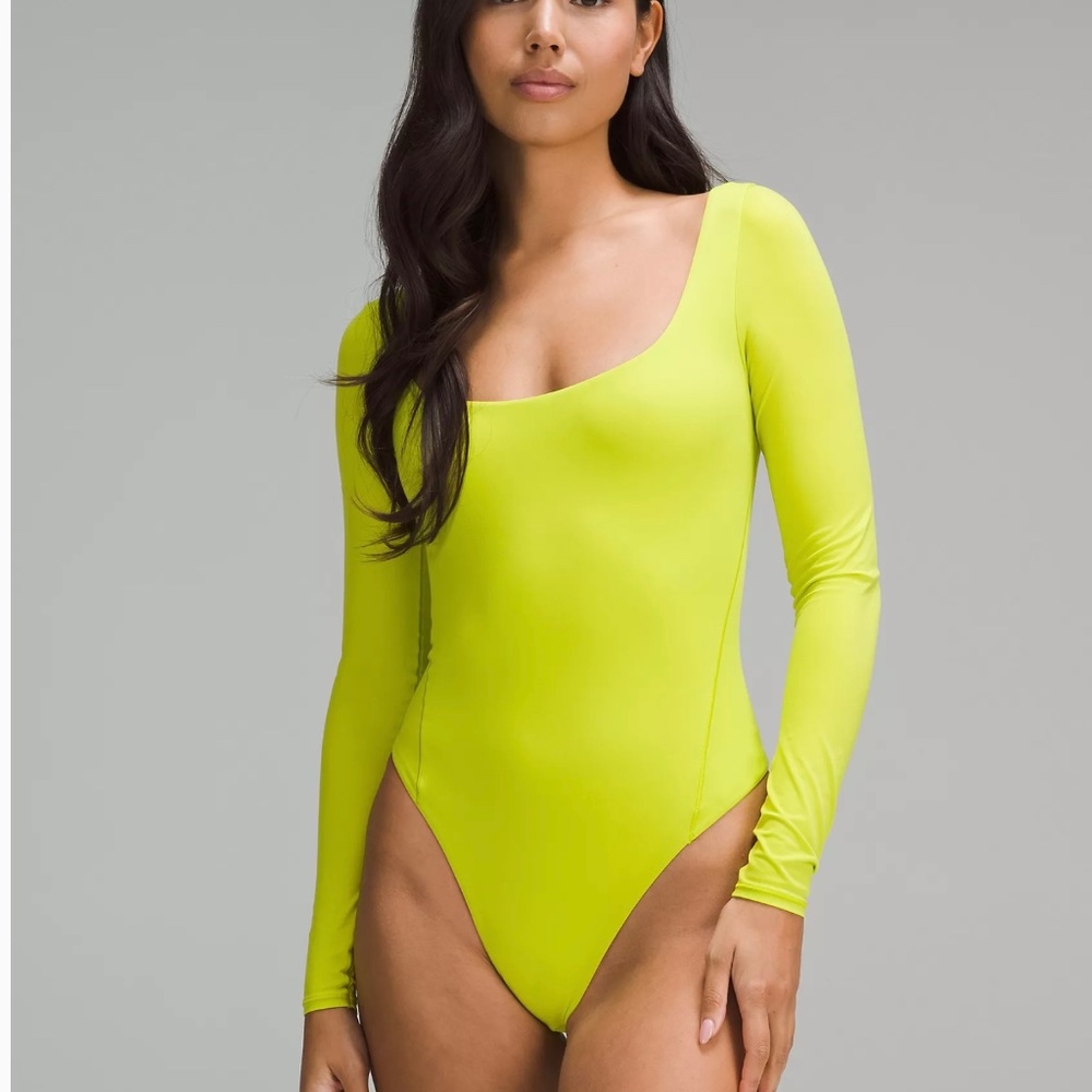 NWT Lululemon Wundermost Ultra-Soft XL Square-Neck Long-Sleeve Bodysuit